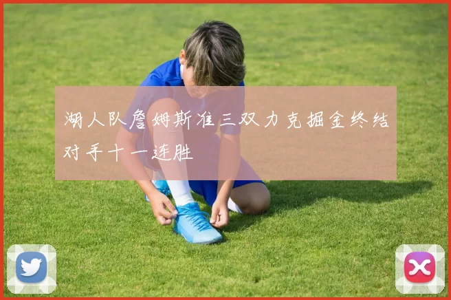 湖人队詹姆斯准三双力克掘金终结对手十一连胜