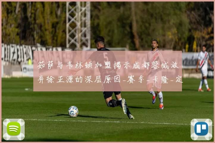 茹萨与韦林顿加盟揭示成都蓉城放弃徐正源的深层原因_赛季_卡隆_定洋